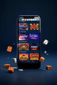 slots in the online casino app Mostbet